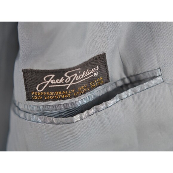 Hart Schaffner & Marx Blazer Jules Jack Nicklaus‎ Gold Buttons Navy Blue 41R - Picture 10 of 12